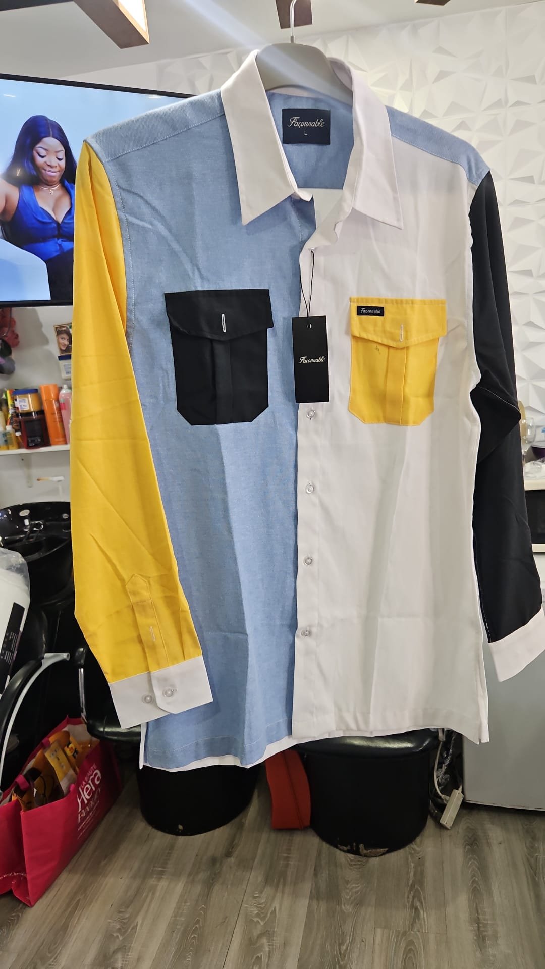 Chemise tricolore premium